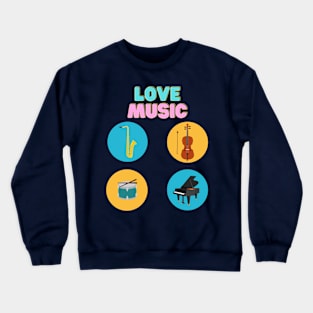 music Crewneck Sweatshirt